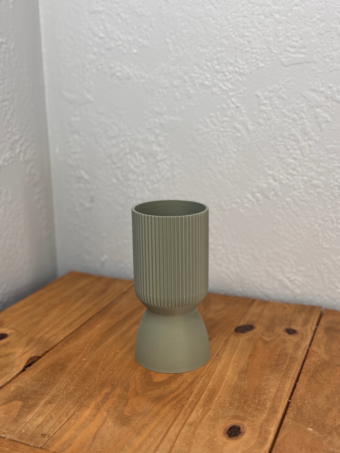 Ribbed Ridges Vase Set